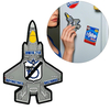 Wholesale Sticker Decoration Custom Logo Design Promotional Soft PVC Refrigerator Customize Airplane Rubber Fridge Magnet