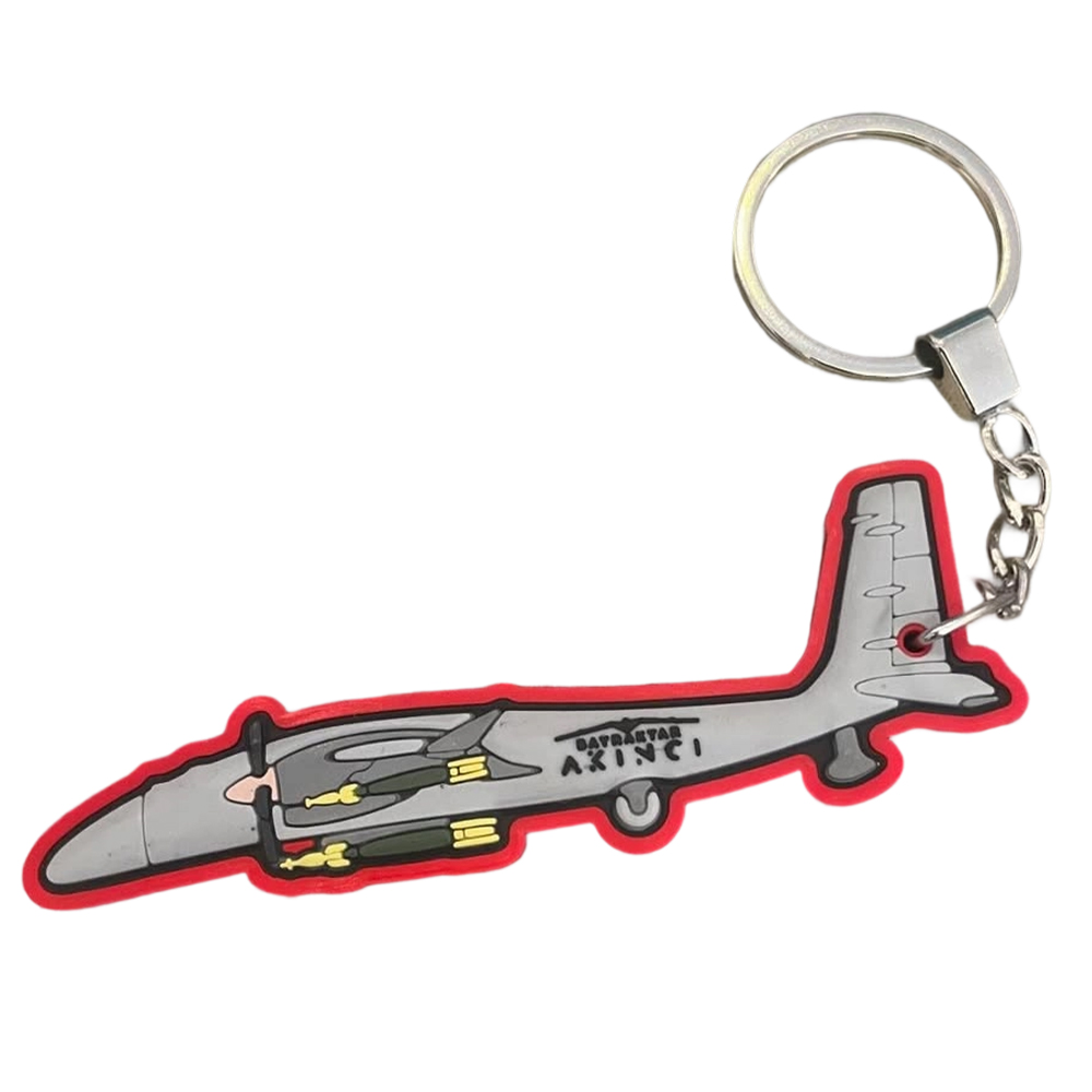 Customized Middle East Airplane Key Chain for Advertisement Factory Cheap Price Custom Pvc Rubber Keychain for Promotion Gift