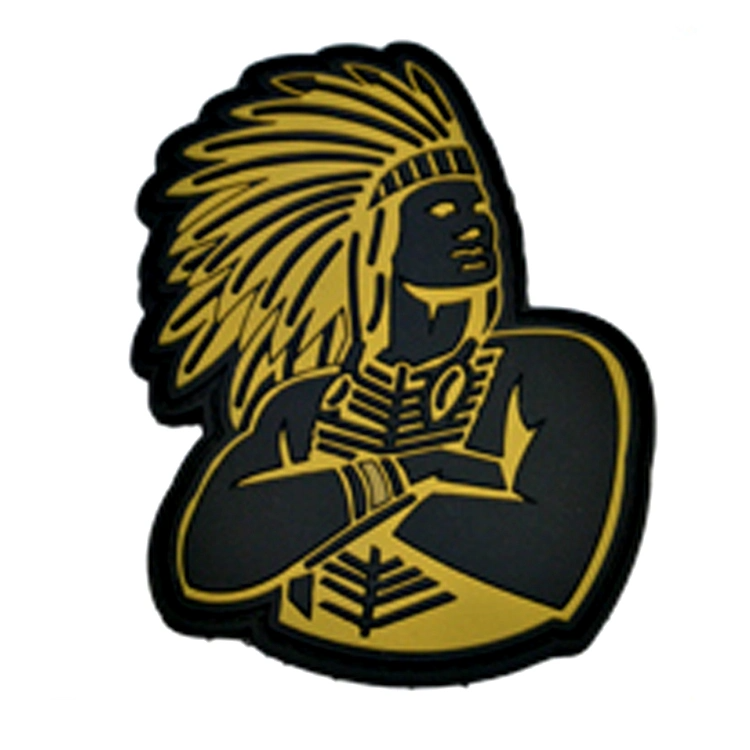 Factory Custom Round Soft PVC Patch Customized Tactical Patches