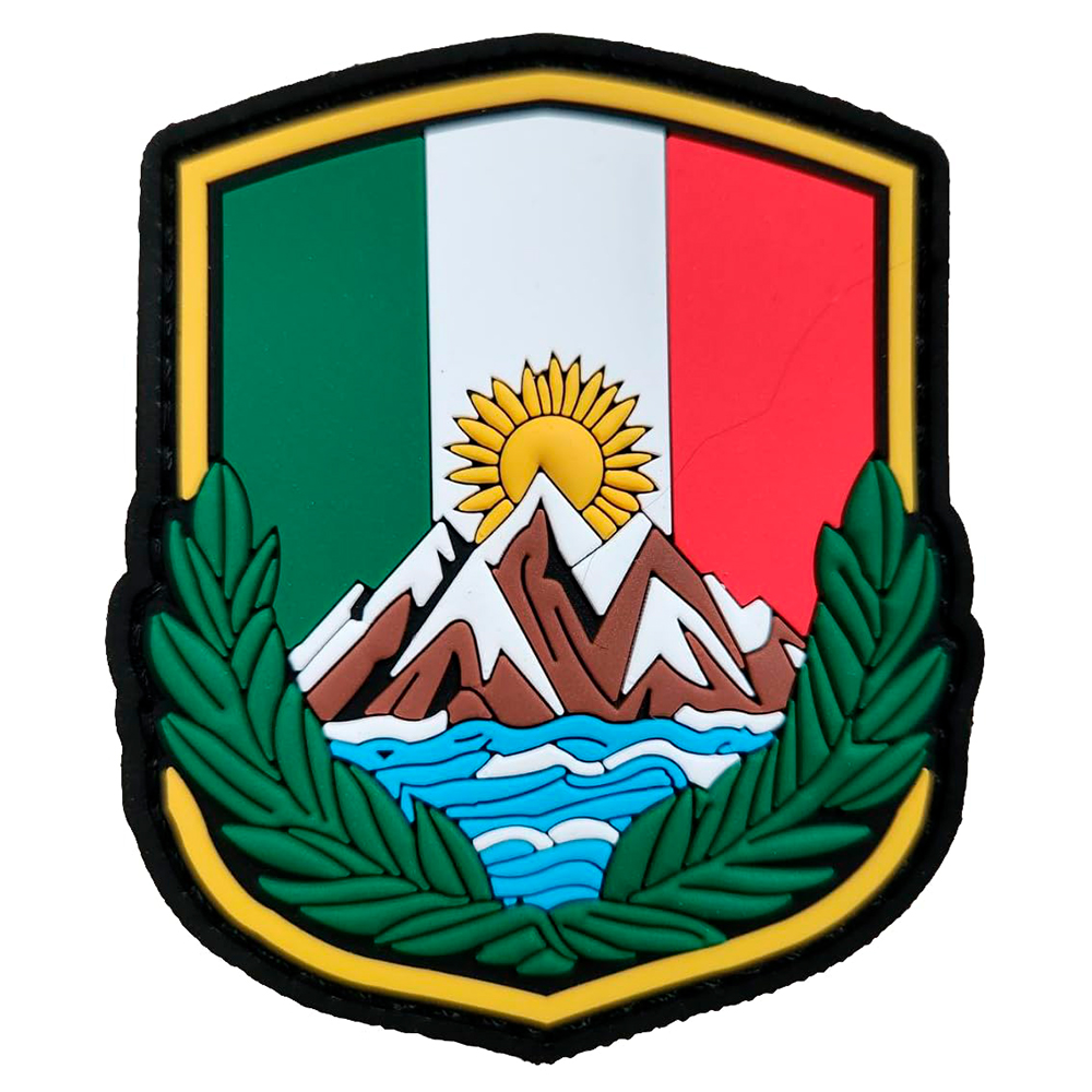 Custom Italian Morale Patch 3D Logo Sew on Garment Plastic Soft PVC Silicon Rubber Label Patches