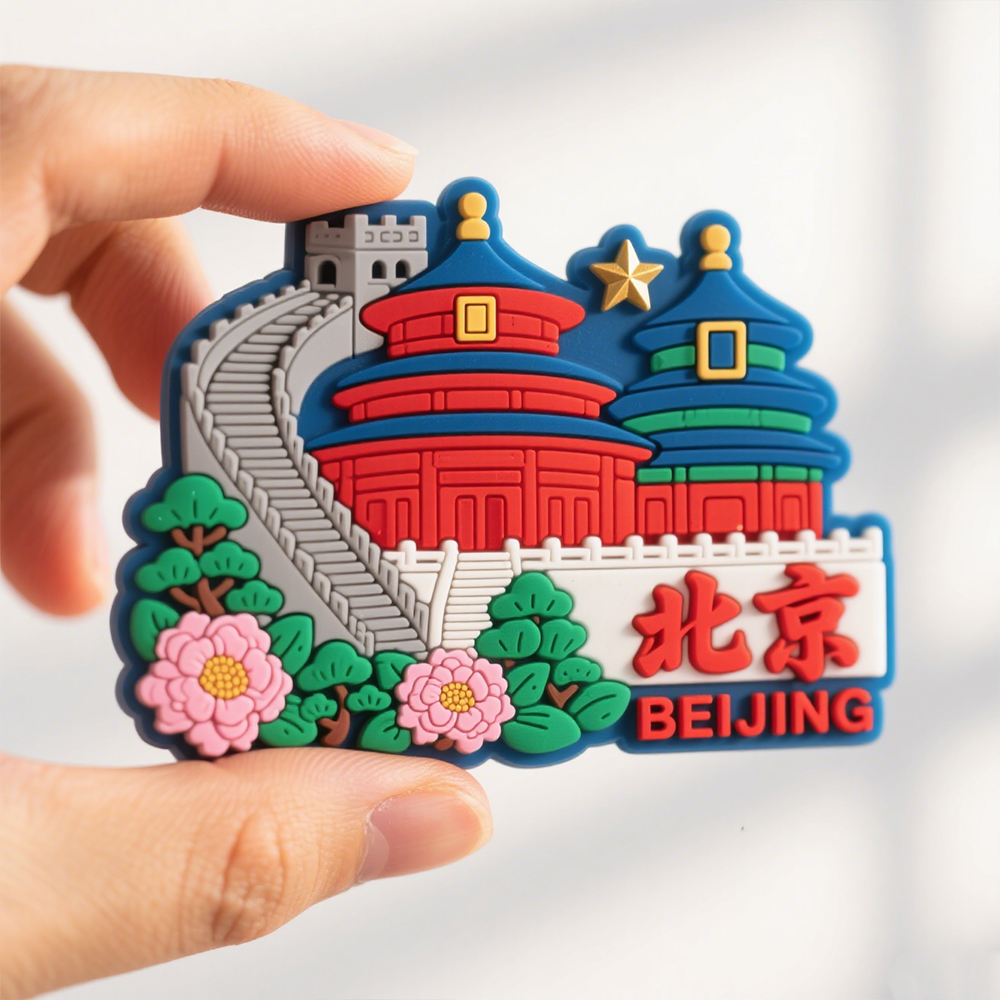 Custom Logo World Cities Travel 3D Magnetic Tourism Souvenirs Tourist Souvenir Custom Fridge Magnet