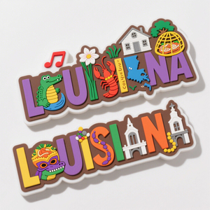 Custom Printed 3D Tourism Souvenirs Silicone Refrigerator Magnets Sticker Maker for Promotional Fridge Featuring Different