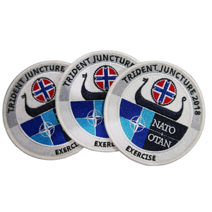 Clothing Patches Factory Price Custom Logo NATO Sew on Garment Woven Patches Embroidered Fabric PVC Canvas Sequins Custom Color