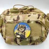 Custom Ukraine Cat PVC Morale Patch UV Printing Hook & Loop Tactical Patch for Vests, Hats, and Outdoor Packs
