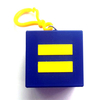 New Arrivals Popular Rank Level Style 2D PVC Metal Plastic Rubber Keychains with Nation Flags for Gifts And Crafts