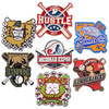 Sport Club Metal Softbal Team Lapel Pins Badges Custom Ball Hat Baseball Trading Enamel Pins for Shirt