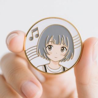 High Quality Wholesale Factory Customized Cute Girl Style Hard Enamel Pins Soft Enamel Pins for Decoration