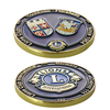 Lions Club International Shield Design Custom Coin Souvenir Enamel 3D Challenge Medal Metal Coin Custom Personalized Coins Gift