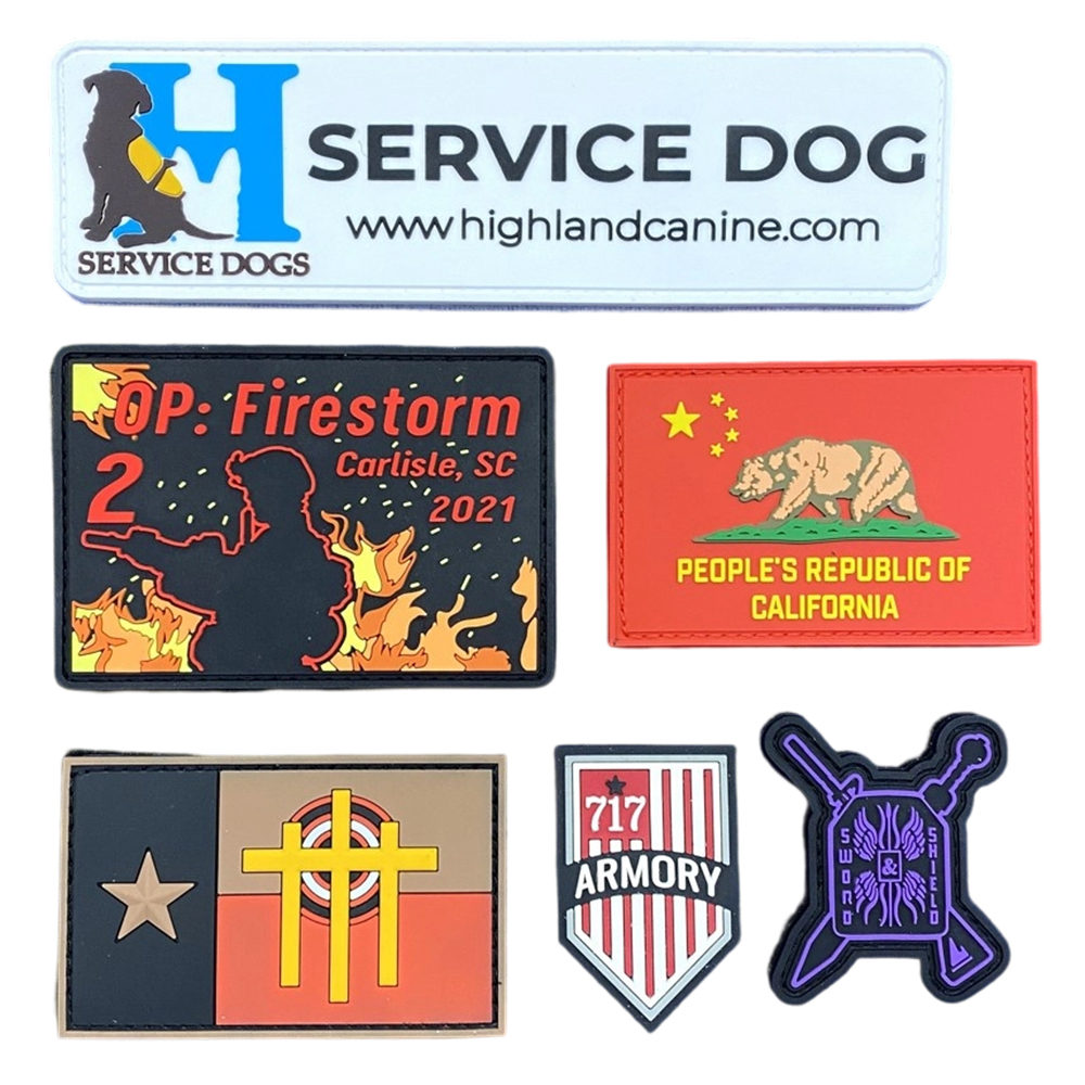 Custom Canada PVC Rubber Tactical Patch Funny Tactical Sports Patch for Backpacks and Hats