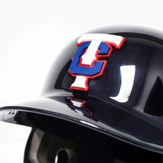 Custom PVC Batting Helmet Stickers 3D Rubber Decals with Player Number, Logo, or Mascot for Baseball Teams