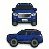 Custom Car Pvc Patches Tag for Clothing Embossed Logo 3D 2D Soft PVC Patches Rubber