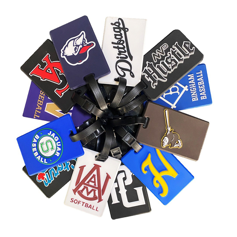 City Chiefs Luggage Tags 32 High-quality Customizable Luggage Tags for Teams Shield Design With Team Logo