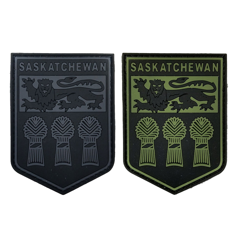 PVC Patches Custom Canada Tactical 3D/2D Rubber Debossed Design Garment Soft Silicone Rubber Label Flag K9 Patches for Clothing