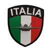 PVC Patch Custom Italian Airplane pilot Logo 3D Rubber Badge for Clothes/Cap/Hat/Backpack