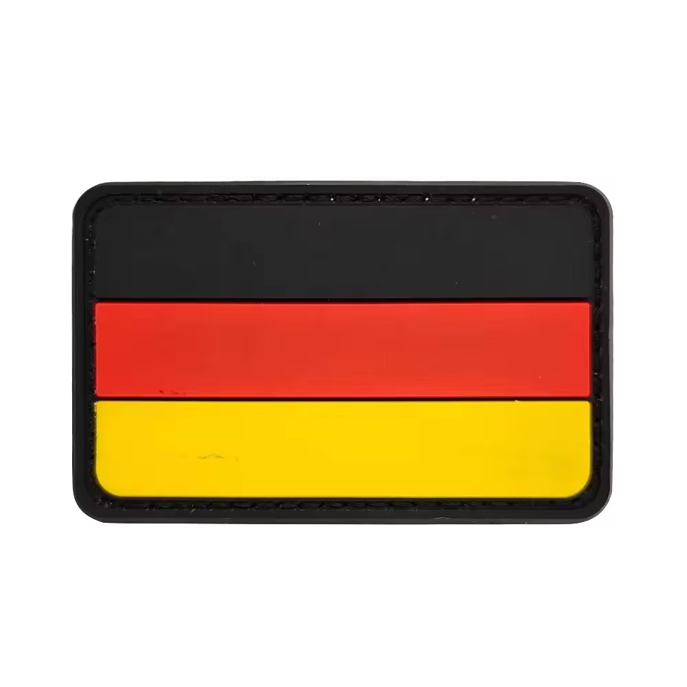 High Quality Pakistan Flag Pvc Custom Patches Hook And Loop