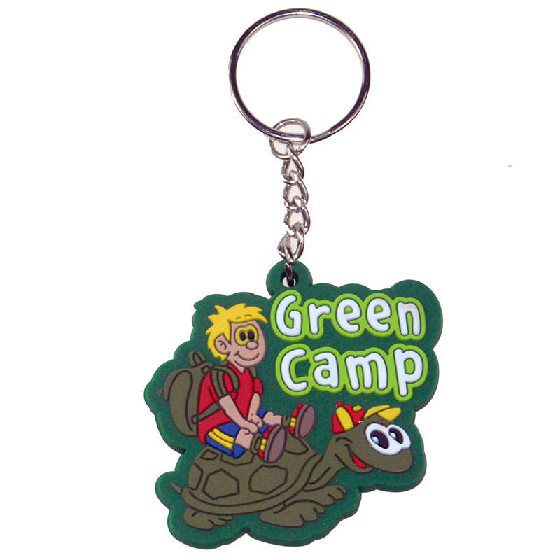 OEM new design customize various shapes epoxy pvc keyring