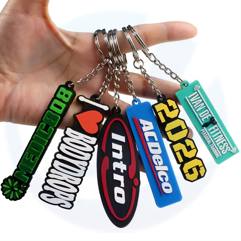 Custom Shaped Silicone 2D 3D Key Holder 