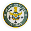 India IAF RUBBER LOGO W/G Pvc Patch