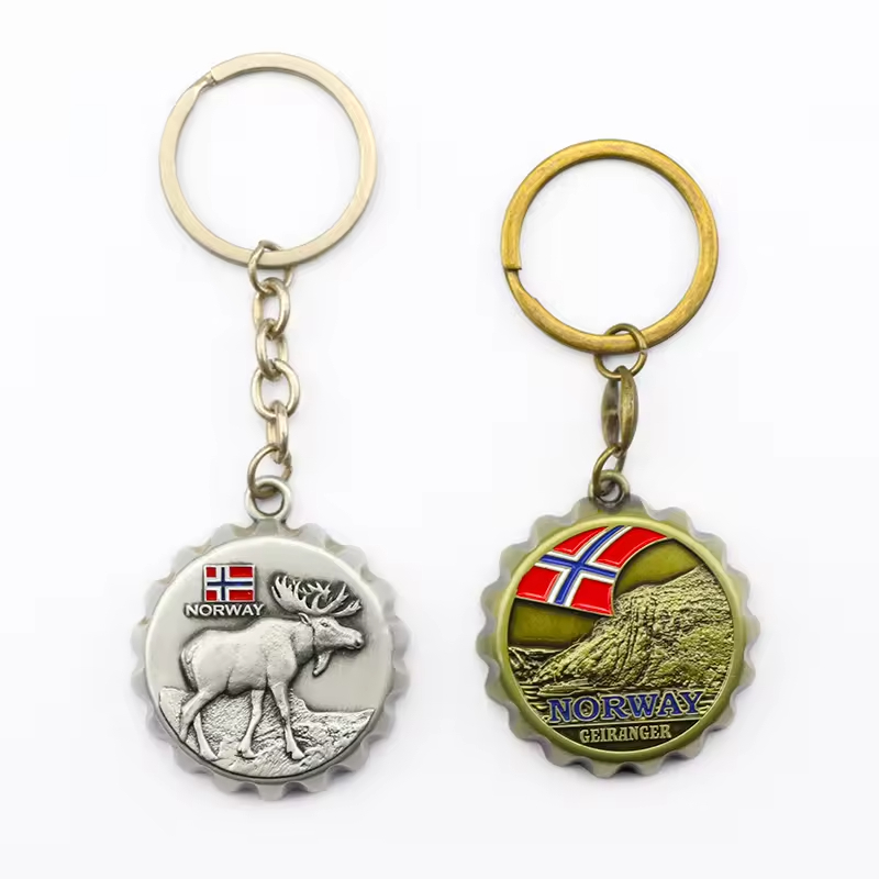 Metal Norway Souvenir Mini Beer Bottle Openers