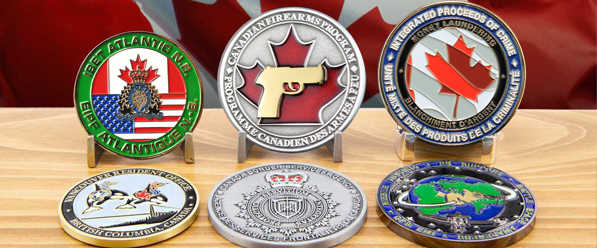 custom Canada challenge coin