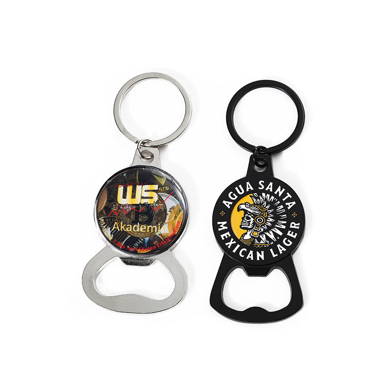 Resin Epoxy Bottle Opener Keychain