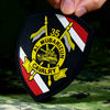 Custom Afghanistan Cavalry PVC Patch Factory Direct 3D Rubber Emblem with Velcro Hook and Loop Backing