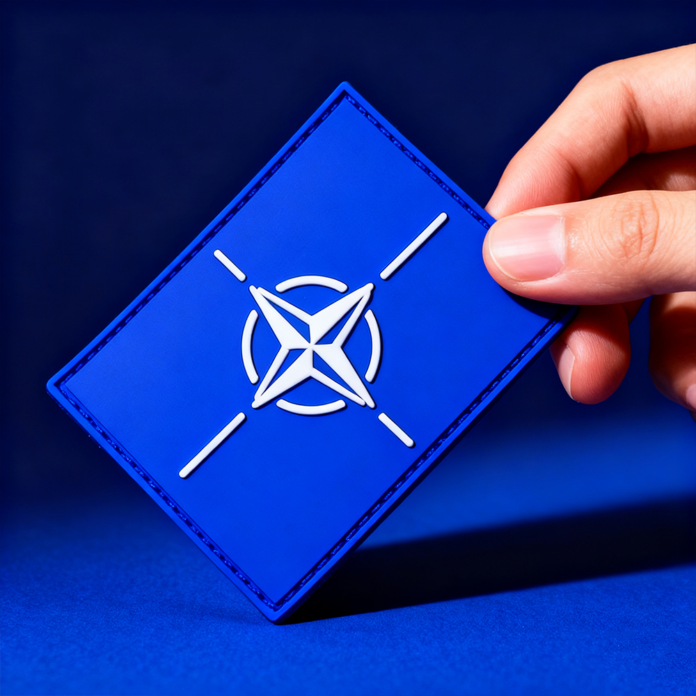 3D NATO PVC Patch Soft Rubber Tactical Hook & Loop Morale Badge