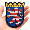 Germany HESSEN Region PVC Rubber Patch 3D Embossed Soft Label Custom PVC Emblem for Clothing and Collectors