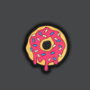 Cute Doughnut Sprinkles PVC Patch Custom 3D Soft Rubber Badge with Hook and Loop for Bags Jackets and Collectors