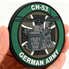 Custom German Helicopter PVC Patch Embossed 3D Rubber Aufnäher Logo for Jacket Backpack and Flight Gear