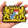 Custom Germany 3D Rubber Patch “BAYERN” Embossed Soft PVC Badge German Flag Logo Patch for Jackets Bags and Souvenirs