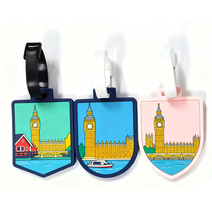 Custom PVC Luggage Tag Boarding Pass Suitcase Label Boarding Pass Logo Luggage Drop Tag