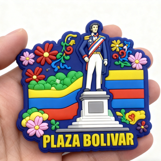 Soft PVC Fridge Magnet Cartoon Magnetic American Venezuelan Magnet Custom