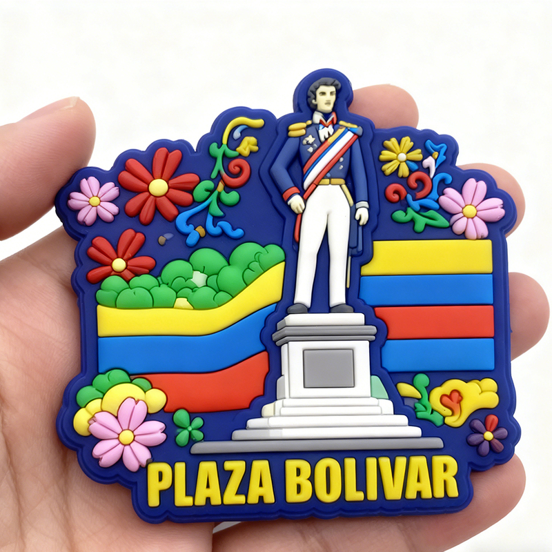 Soft PVC Fridge Magnet Cartoon Magnetic American Venezuelan Magnet Custom