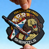 Custom Pakistan Aviation Division PVC Patch Factory Direct 3D Soft Rubber Logo Badge with Hook Loop Backing