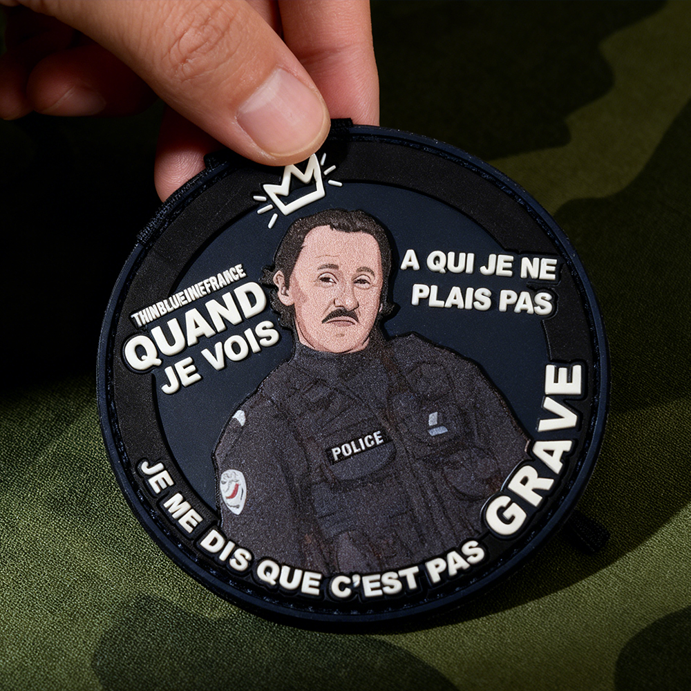 JC Revanche UV Printed PVC Patch Durable Soft Rubber Badge Custom Gear Patch High Detail UV Print PVC Emblem for Bags Jackets Apparel