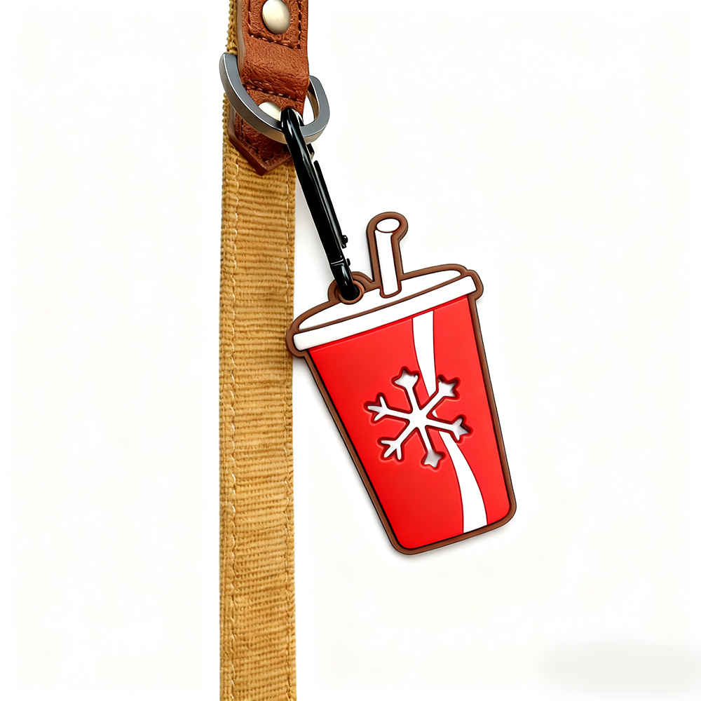 Hamburger Shaped Hands Free Poop Holder PVC Rubber Pizza Fries Dog Bags Bread Hot Dog Cheese Custom Poop Bag Holder