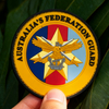 Custom Australian Federation Guard PVC Patch – 3D Rubber Emblem with Hook and Loop Backing