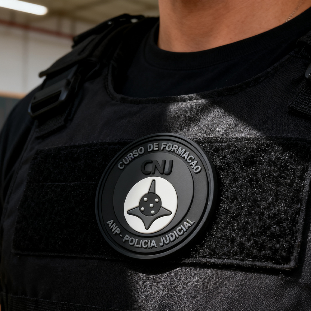 Brazil State Investigation Group PVC Badge Patch Collection Embossed Soft Rubber Kit Hook Fastener