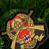 Custom Brazilian Infantry Sniper Patch 3D Soft PVC Rubber Emblem with Hook and Loop for Jackets and Backpacks