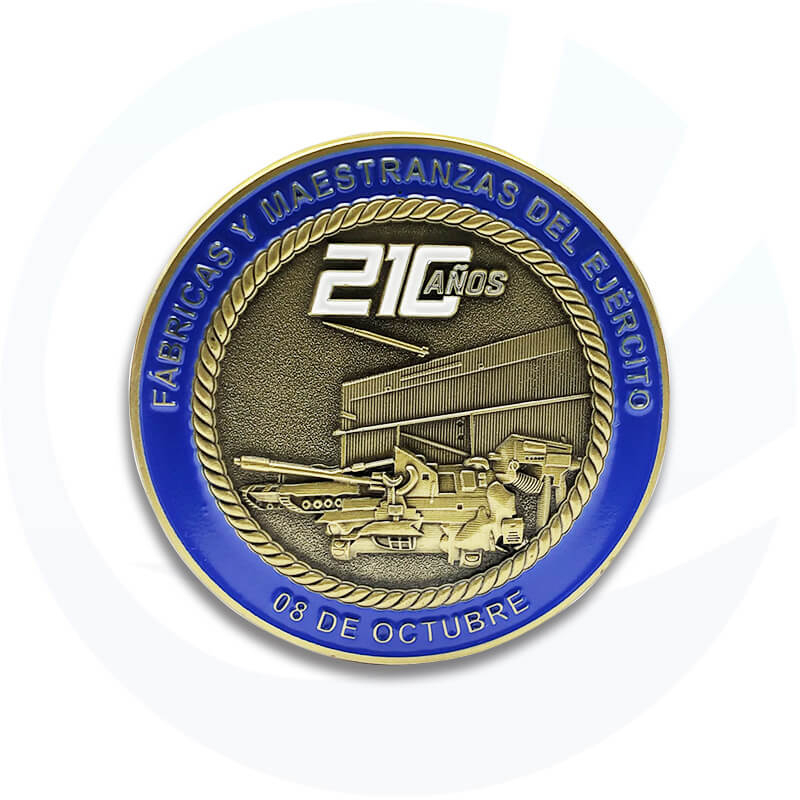 Token Iron Large Challenge Coin