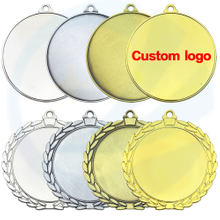 Manufacturer wholesale prints sticker metal craft zinc alloy brass race award custom logo sport sublimation blank medal