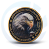 China Factory Metal Crafts Custom Making Coin Zinc alloy Die Casting Masonic Gold Soft Enamel 3D UV printing Challenge Coins