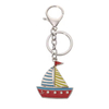 Sailboat Anchor Rudder Keychain 