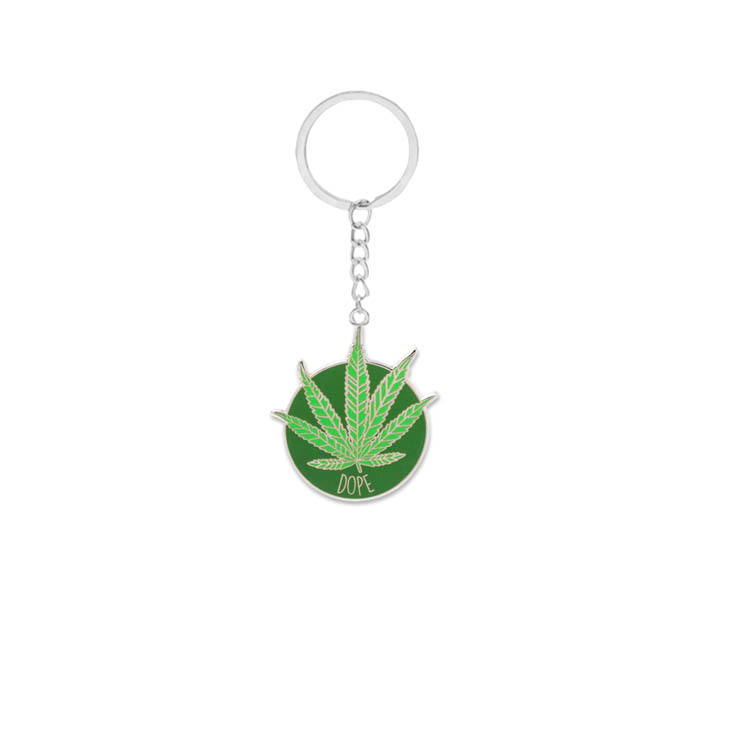 Grass Botany Plant Leaves Leaf weeds Enamel Keychains 