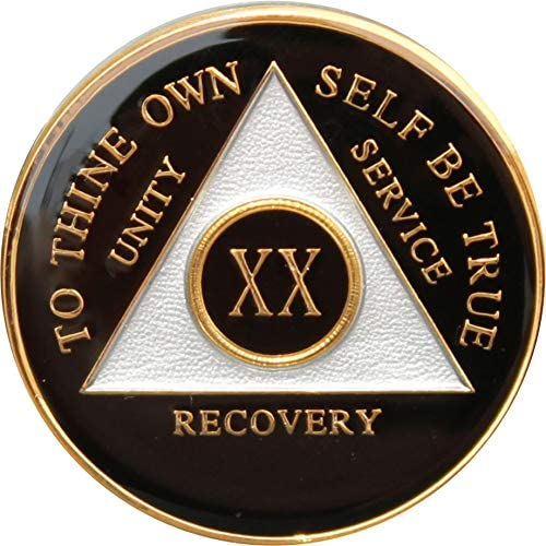 Glossy_Black_-_20_Year_-_Recovery_Mint_Tri-Plate_AA_Medallion_Token_Chip_Coin_500x500