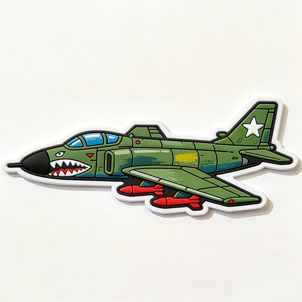 Factory Soft PVC Rubber Tactical Patch 3D Embossed Logo Moral Patch