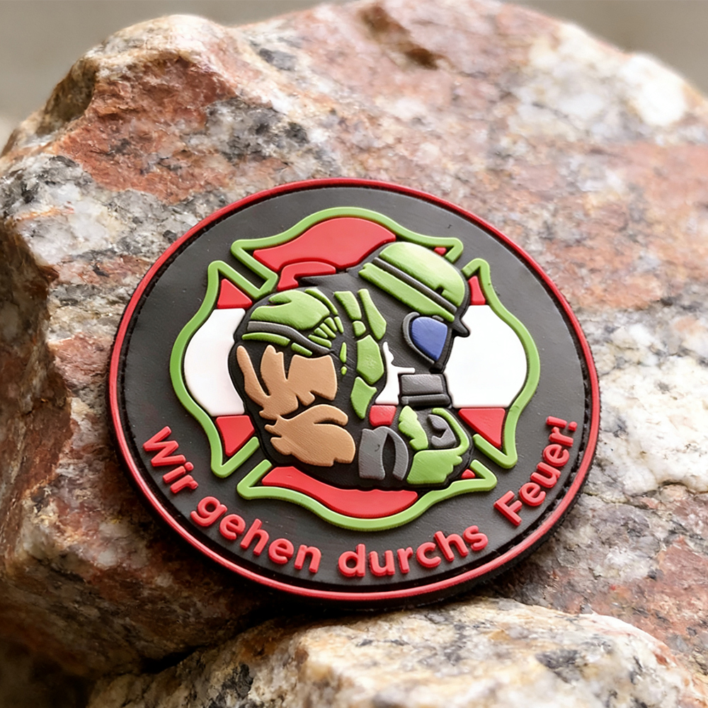 Customized CrossFire Firefighter Austrian 3D PVC Patch