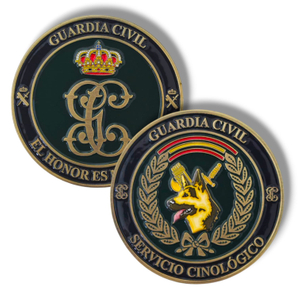 Spain Military Police Anniversary Challenge Coin Custom Metal Enamel Coin