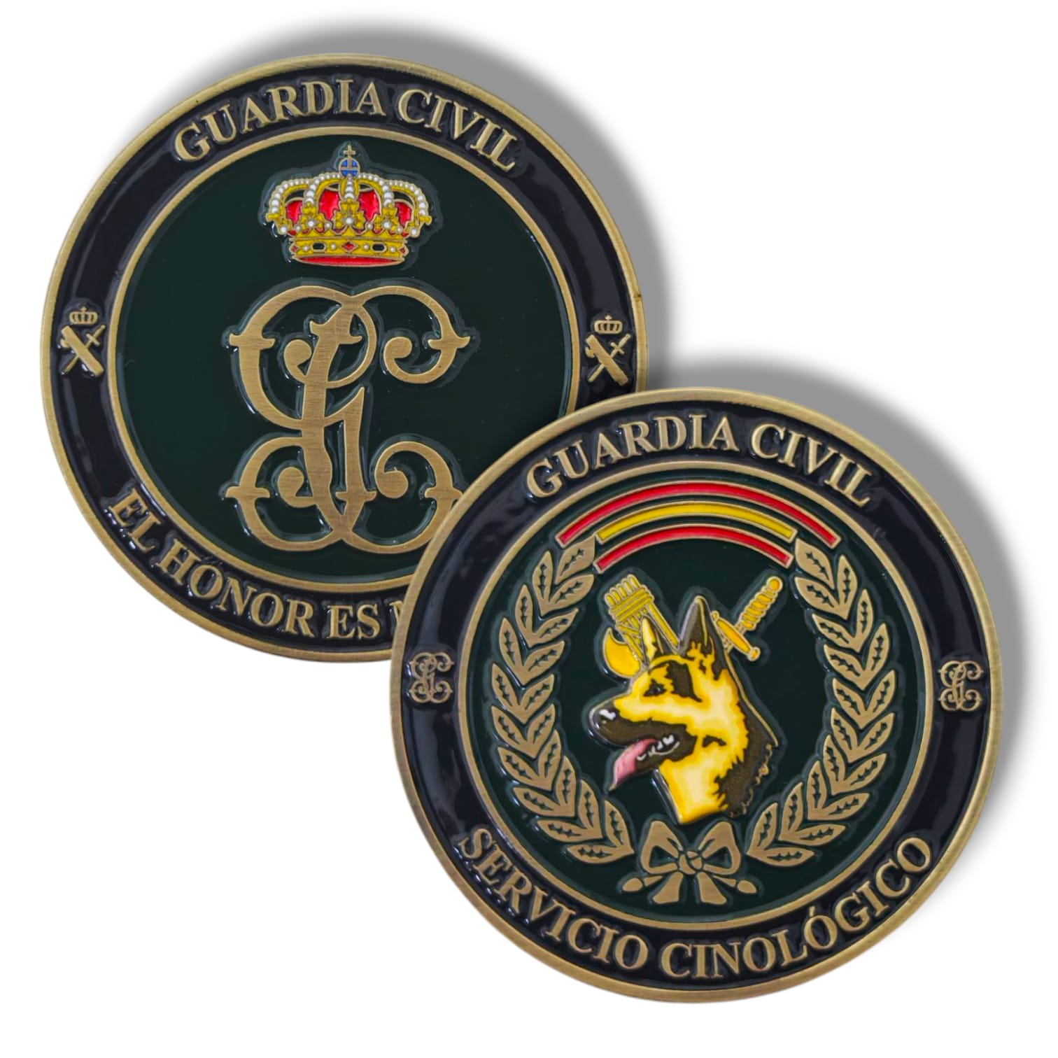 Spain Military Police Anniversary Challenge Coin Custom Metal Enamel Coin